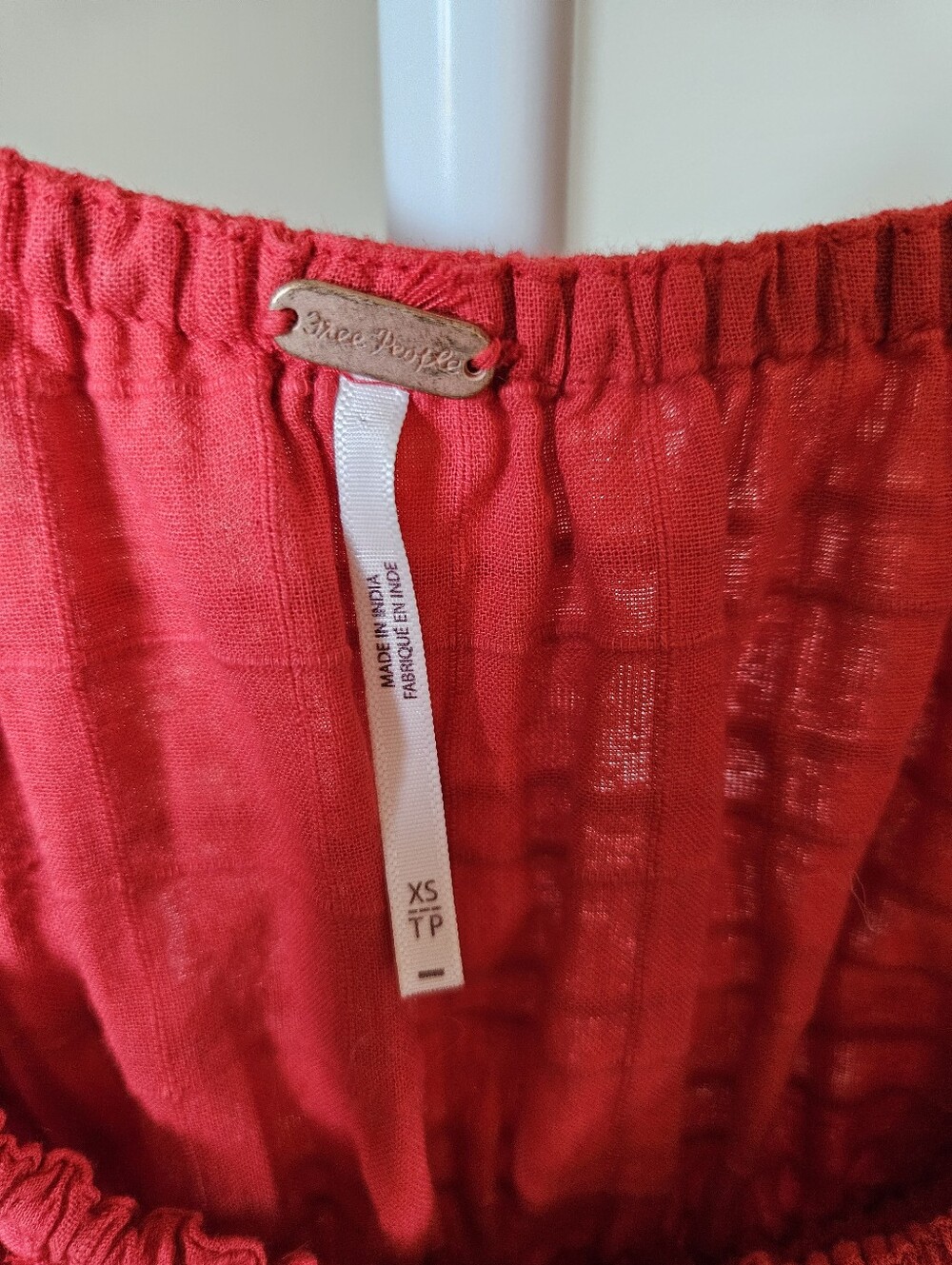 Free People On My Level Red Maxi Dress size XS. - Picture 9 of 10